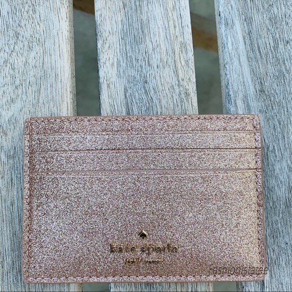 Kate spade Joeley Holiday 2019 card Holder Gold - Picture 4 of 5